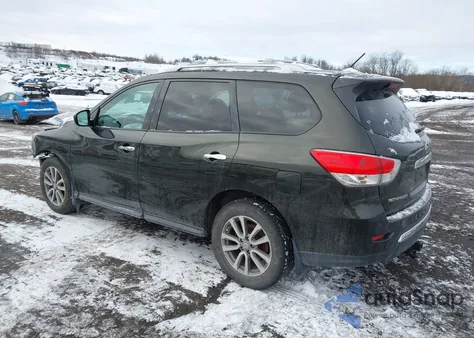 2016 Nissan Pathfinder S from USA, damaged, VIN 5N1AR2MM2GC651699